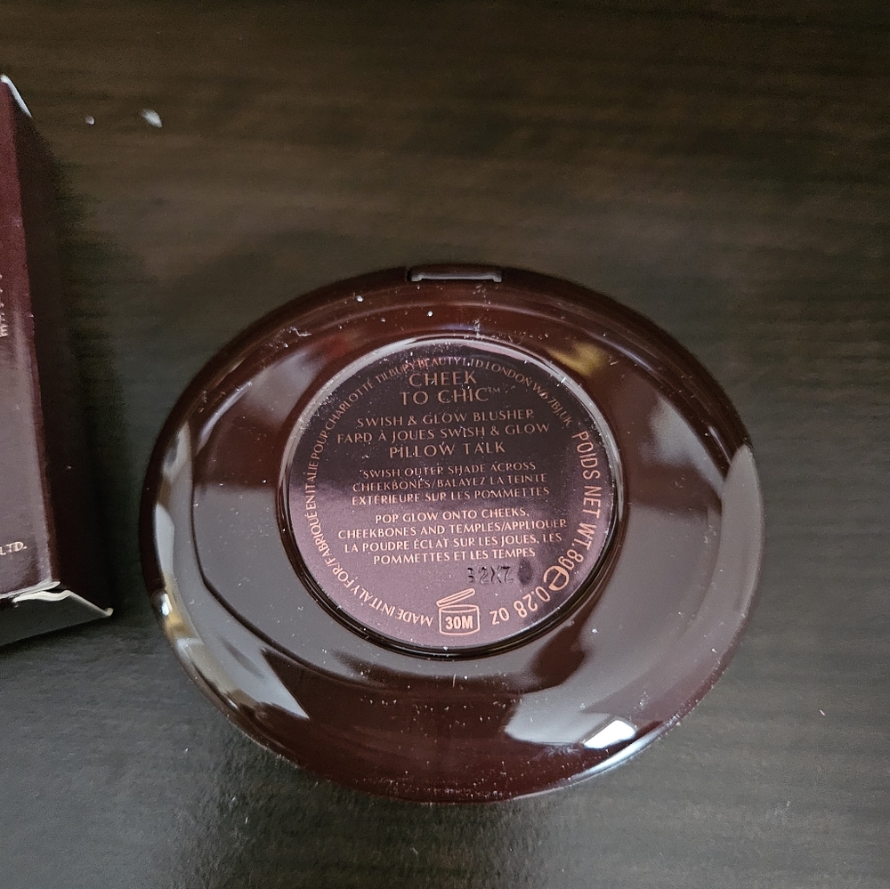 Charlotte Tilbury CHEEK TO CHIC BLUSH IN PILLOW TALK ORIGINAL (NIB) - Picture 4 of 5